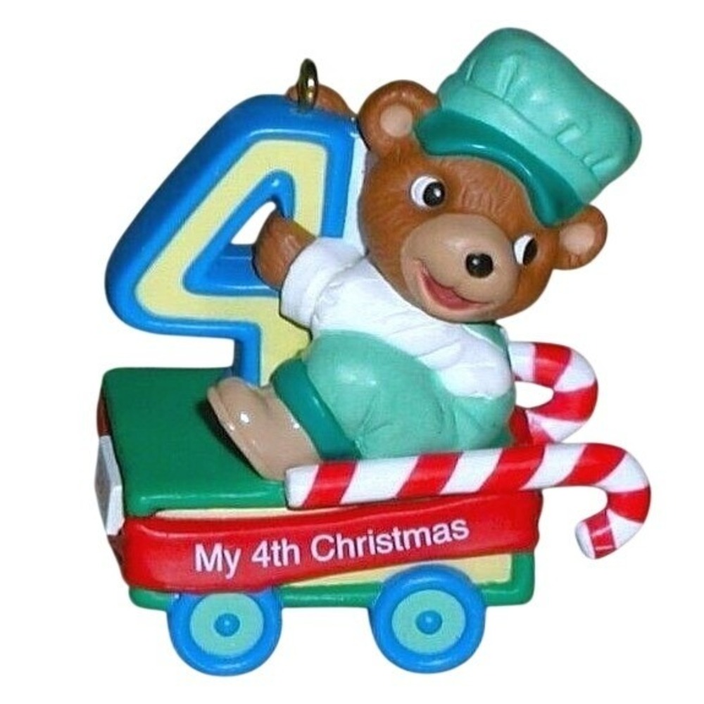 Hallmark Keepsake Ornament 2003 Baby's 4th Christmas Child's Age Collection EXC